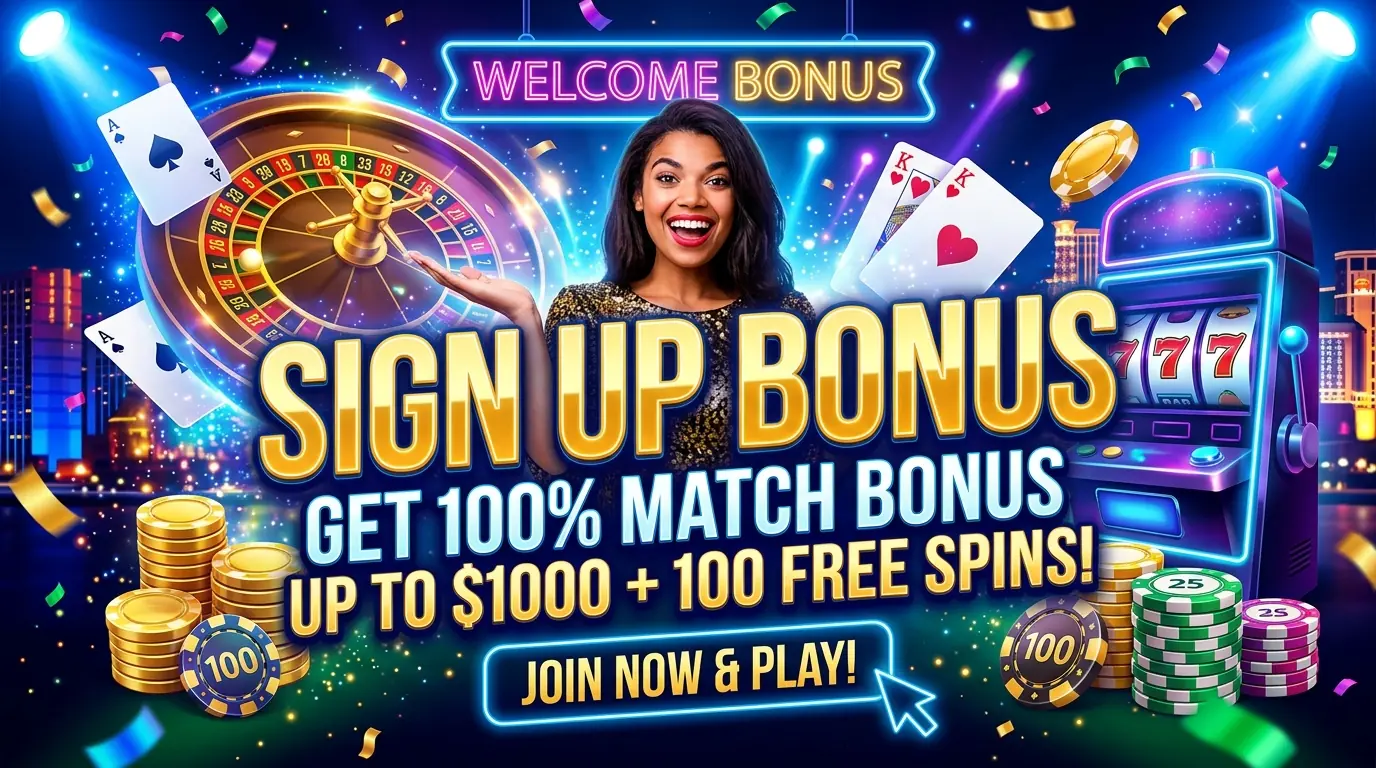 Slots Shine sign up bonus